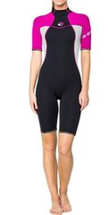 , Розовый, For diving, Wet wetsuit, Women's, Shortened, 2 mm, 30 ° C, Without a helmet, Behind, Neoprene, 10