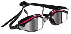 Очки для плавания стартовые Phelps Xceed (розово-черный)