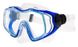 , White / Blue, For snorkeling, Masks, Single-glass, Plastic, One Size