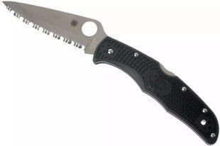 Ніж Spyderco Endura4 FRN Serrated Black