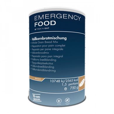 Аварийное питание Emergency Food Смесь для хлеба цельнозерновая 750 г