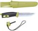 Нож Morakniv Companion Spark green (пластиковые ножны)