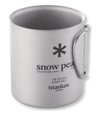 Титанова термокружка Snow Peak Ti-Double 450ml