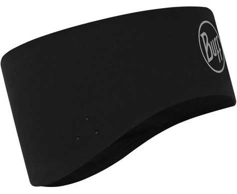 Пов'язка на голову Buff® Windproof Headband Grey Logo S/M