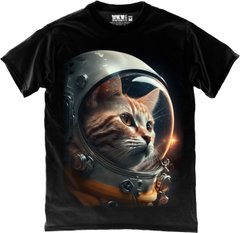 Дитяча футболка - Кіт у Космосі – 9000185-black Дит S