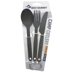 Sea To Summit Camp Cutlery Set 3PC charcoal