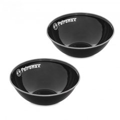 Набір мисок емальованих Petromax Enamel Bowls 1L black