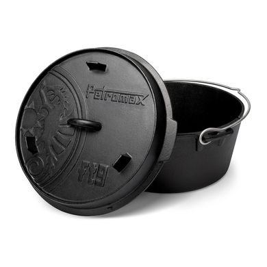 Казан-жаровня чугунная Petromax Dutch Oven ft9 плоское дно 7.5 л