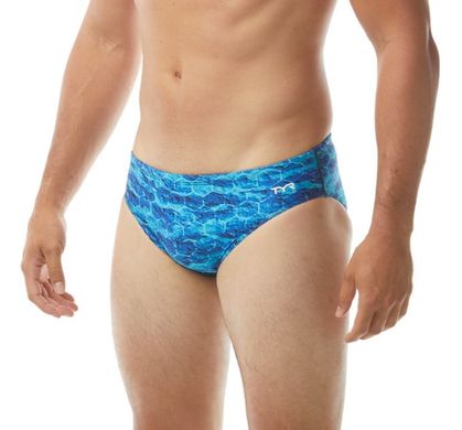 Плавки TYR Men's Agran Racer, Blue (420), 28