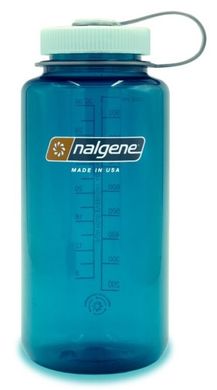 Nalgene Wide Mouth Sustain Water Bottle 0.95L Trout Green