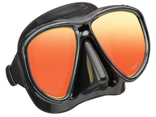 , Черный, For snorkeling, Sets, Double-glass, Plastic, 1 valve