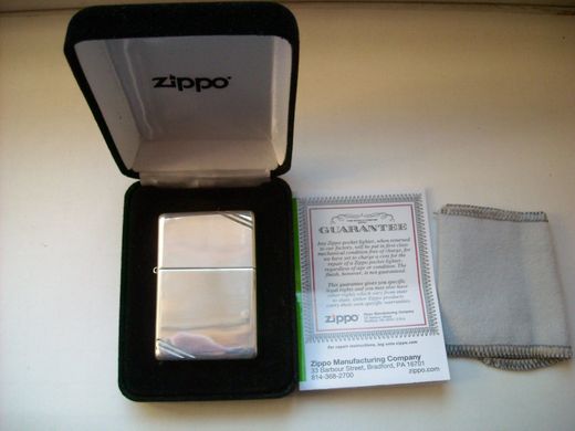 Запальничка Zippo 14 Sterling Silver High Polish