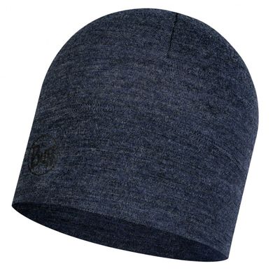 Buff® Midweight Merino Wool Hat Night Blue Melange