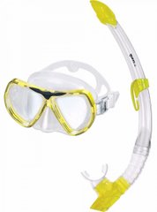 , Жёлтый, For diving, Sets, Double-glass, Plastic, 1 valve