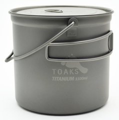 Котелок TOAKS Titanium 1100ml Pot with Bail Handle