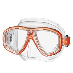 , Orange, For diving, Masks, Double-glass, Plastic