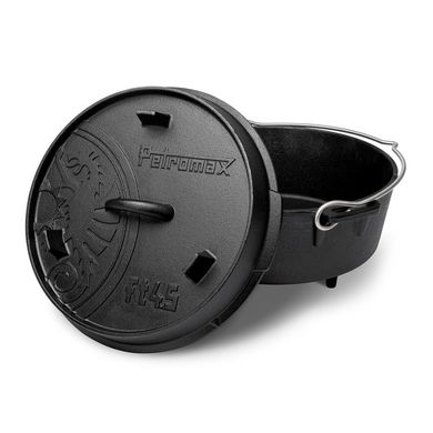 Казан-жаровня чугунная Petromax Dutch Oven ft4.5 на ножках 3.5 л