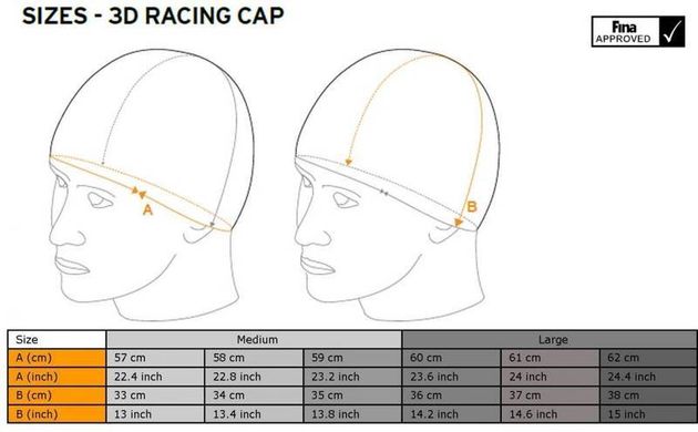 Head 3D Racing L 455054.RY.L