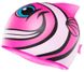 Шапочка для плавания TYR CharacTYRS Happy Fish Silicone Kids Swim Cap Fl. Pink