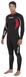 , Black / Red, For diving, Wet wetsuit, Male, Monocoat, 2,2 мм, For warm water, Without a helmet, Behind, Neoprene