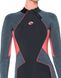 , Grey, For diving, Wet wetsuit, Women's, Monocoat, 5 mm, For warm water, Without a helmet, Behind, Neoprene, Open time, 4