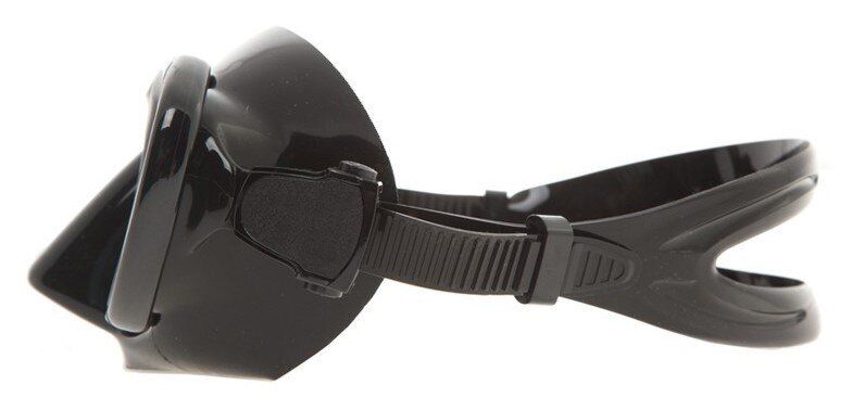, Черный, For spearfishing, Masks, Double-glass, Plastic, One Size