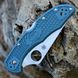 Нож Spyderco Delica4 Lightweight FRN Serrated Blue