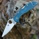 Нож Spyderco Delica4 Lightweight FRN Serrated Blue