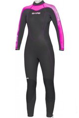 , Розовый, For diving, Wet wetsuit, Women's, Monocoat, 3 mm, 30 ° C, Without a helmet, Behind, Neoprene, Nylon, 10