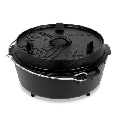 Казан-жарівня чавунна Petromax Dutch Oven ft6 на ніжках 5.5 л