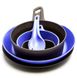Набор посуды Wildo Explorer Kit Multicolor blueberry/dark grey