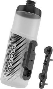 Фляга з конектором та базою Fidlock TWIST Bottle 600ml transparent/black