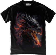 Детская футболка - Dragon Smile - 9000187-black Дет S