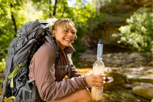 LifeStraw Peak Solo mountain blue