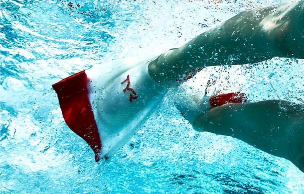 Ласты короткие для бассейна TYR Hydroblade Fins yellow M