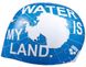 Шапочка для плавания Arena POOLISH MOULDED (Blue-Water Is My Land)