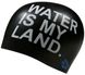 Шапочка для плавания Arena POOLISH MOULDED (Black-Water Is My Land)